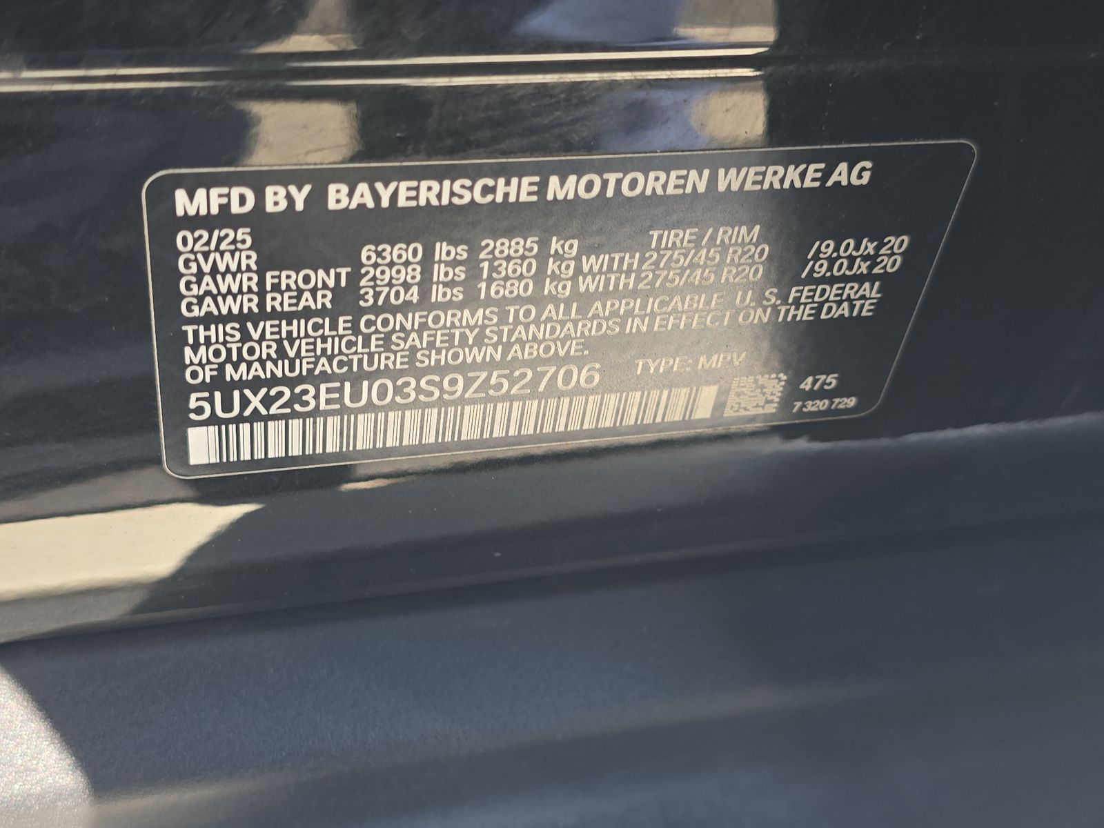2025 BMW X5 xDrive40i AWD