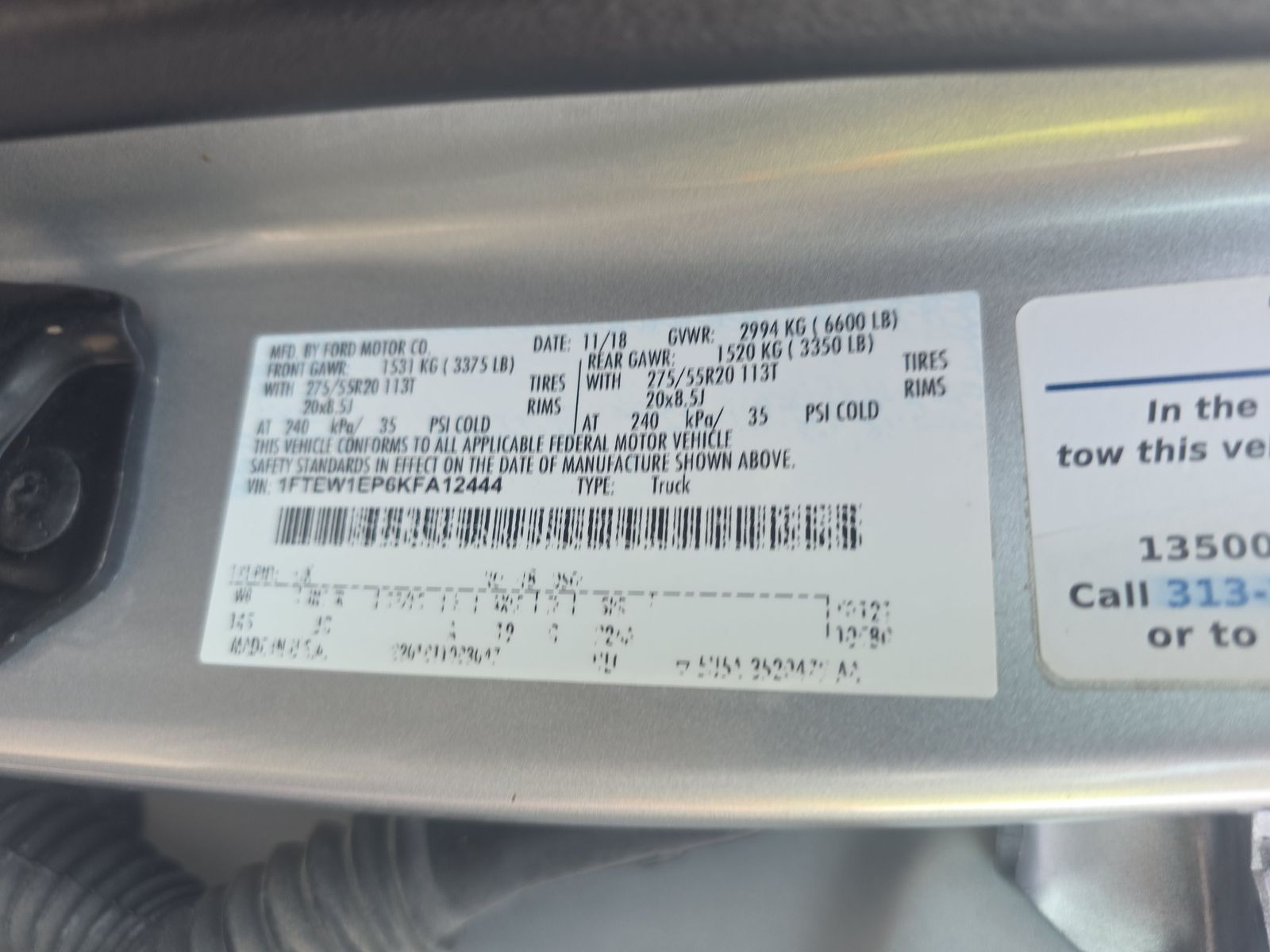 2019 Ford F-150 XL AWD