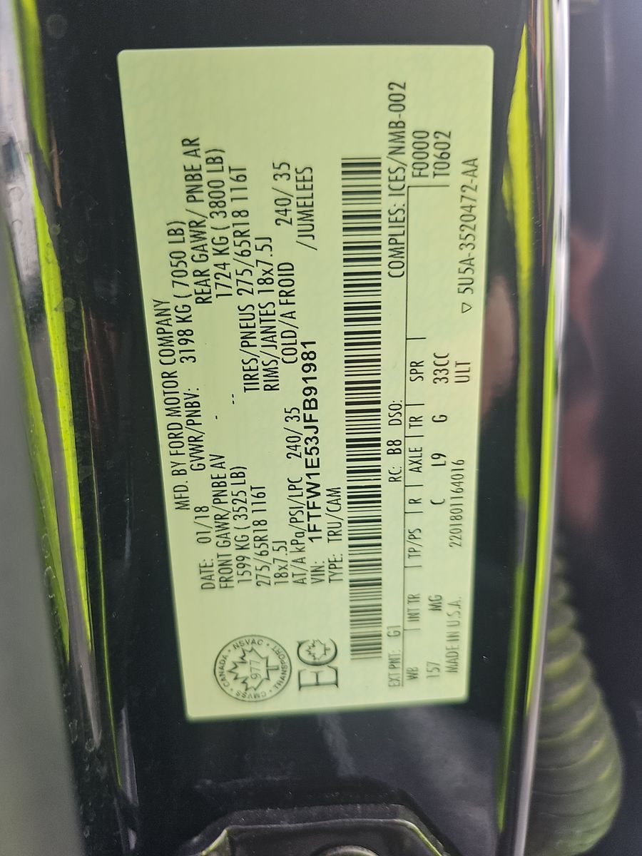 2018 Ford F-150 XLT AWD