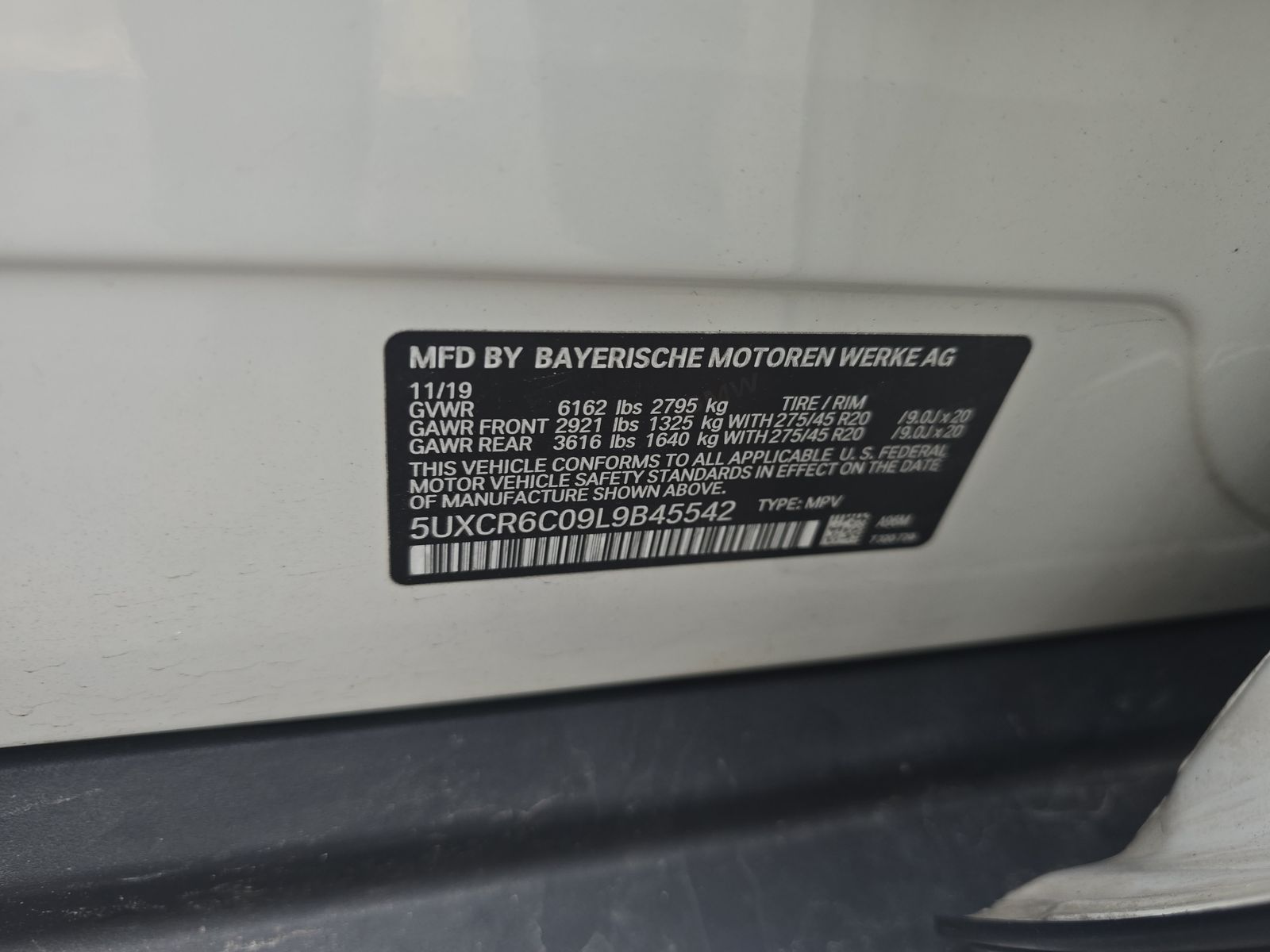 2020 BMW X5 xDrive40i AWD