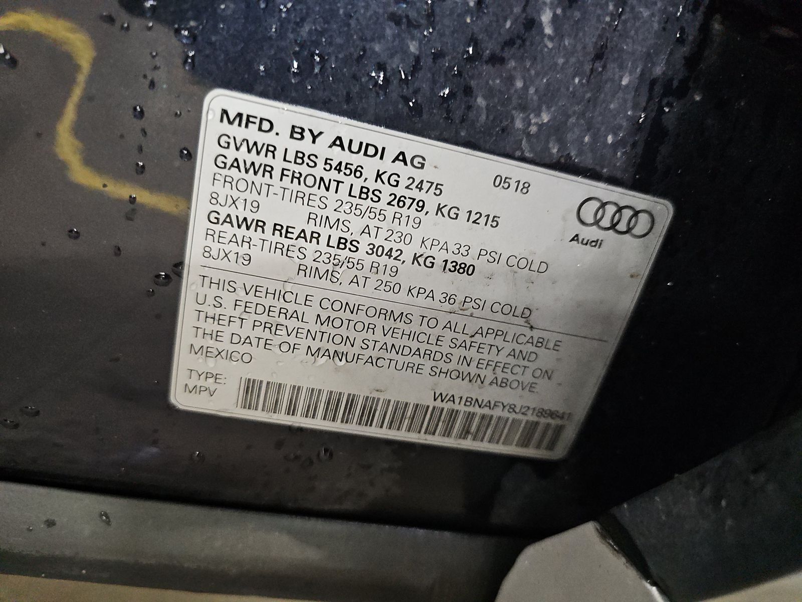 2018 Audi Q5 Premium Plus AWD