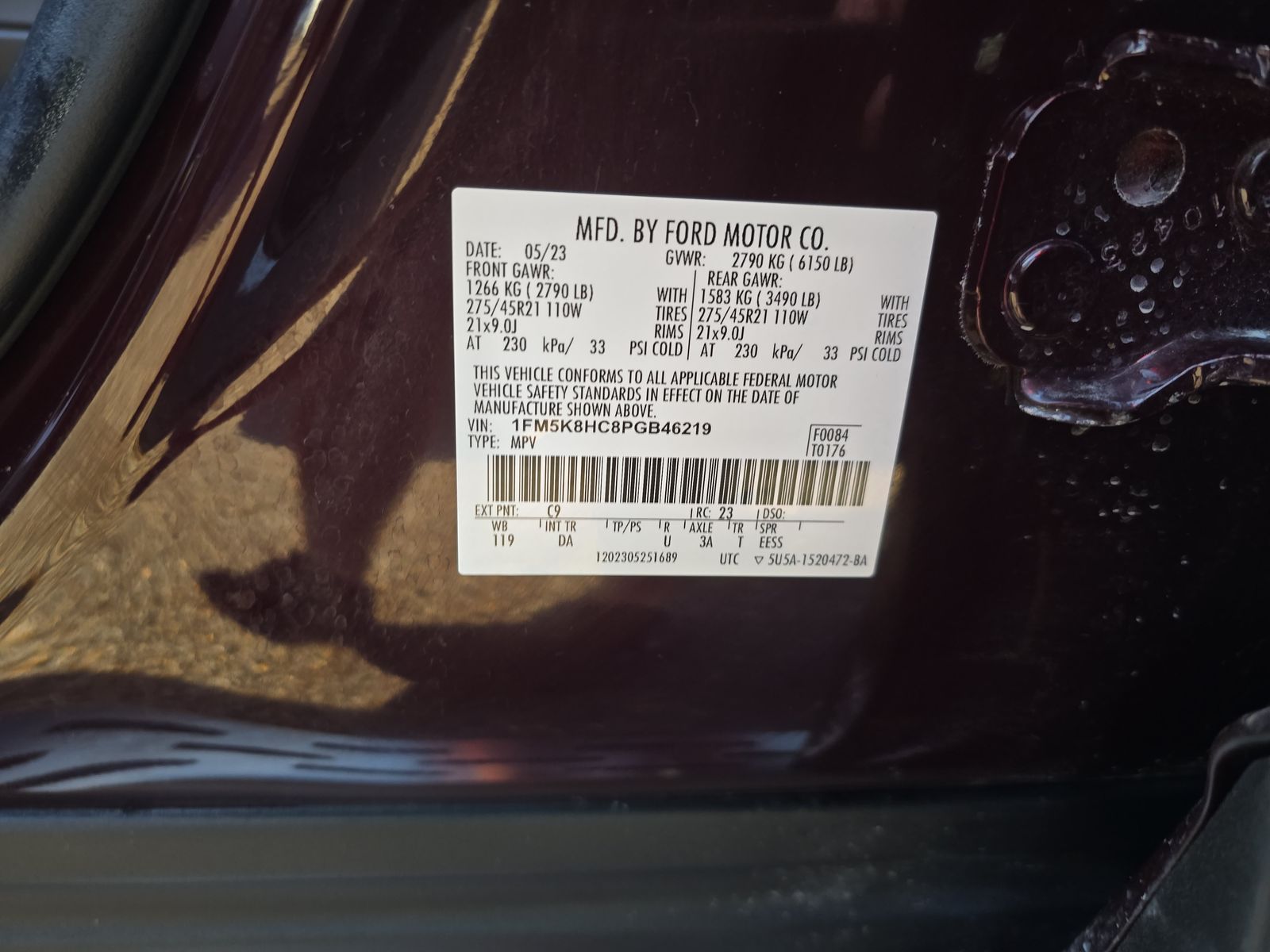 2023 Ford Explorer Platinum AWD