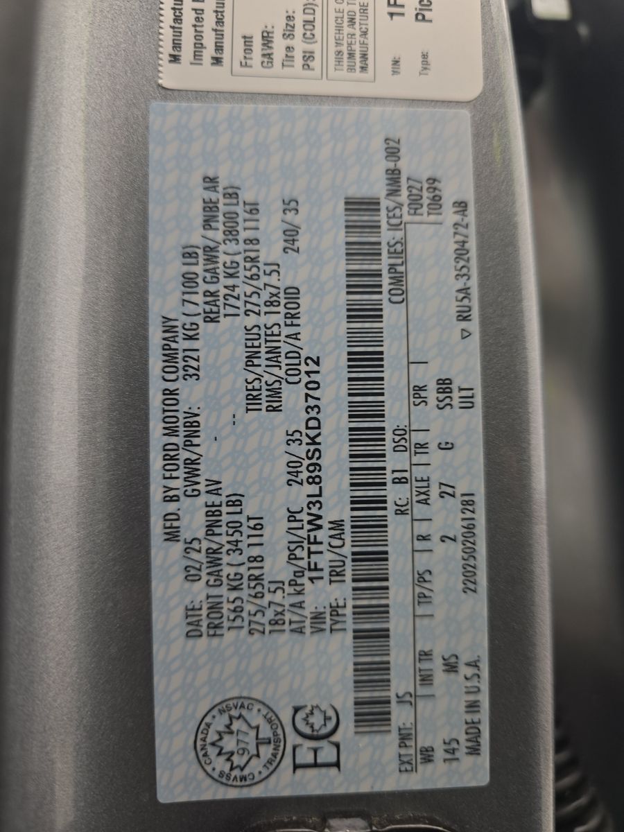 2025 Ford F-150 XLT AWD