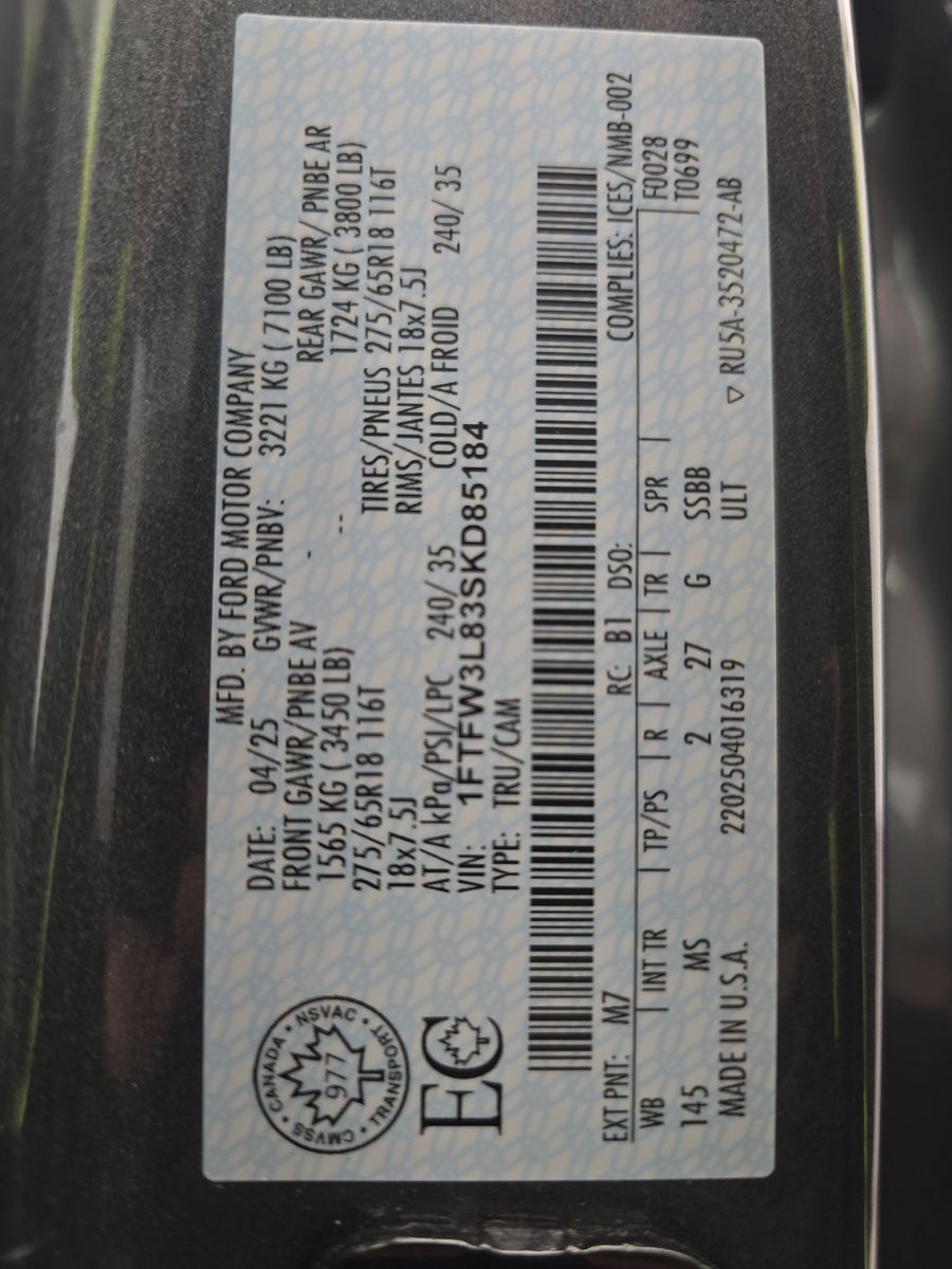 2025 Ford F-150 XLT AWD