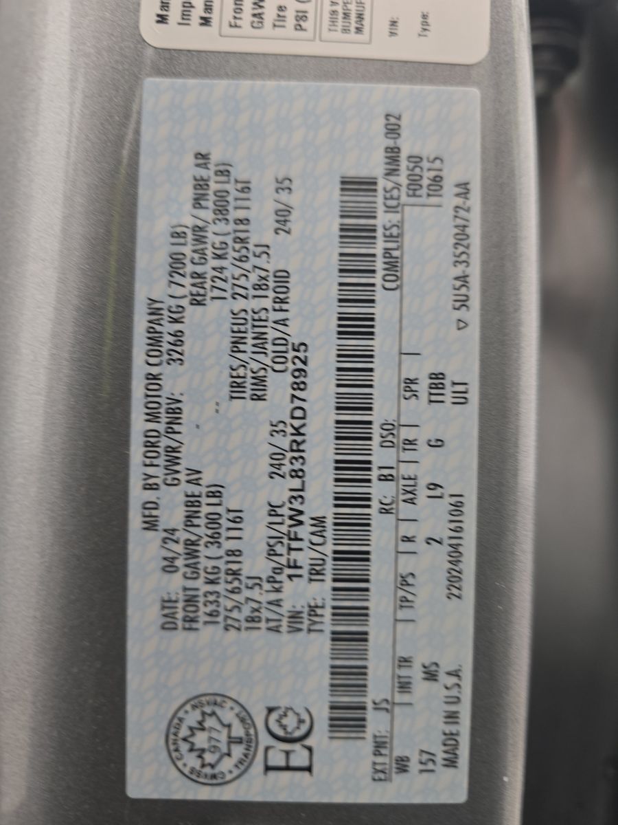 2024 Ford F-150 XLT AWD