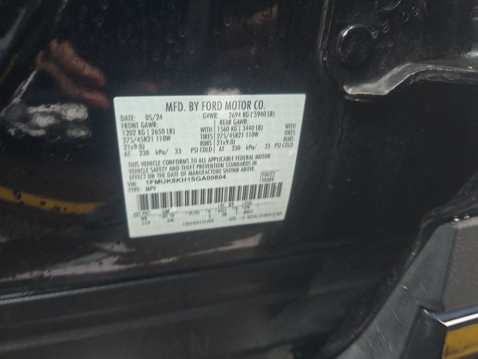 2025 Ford Explorer ST-Line AWD