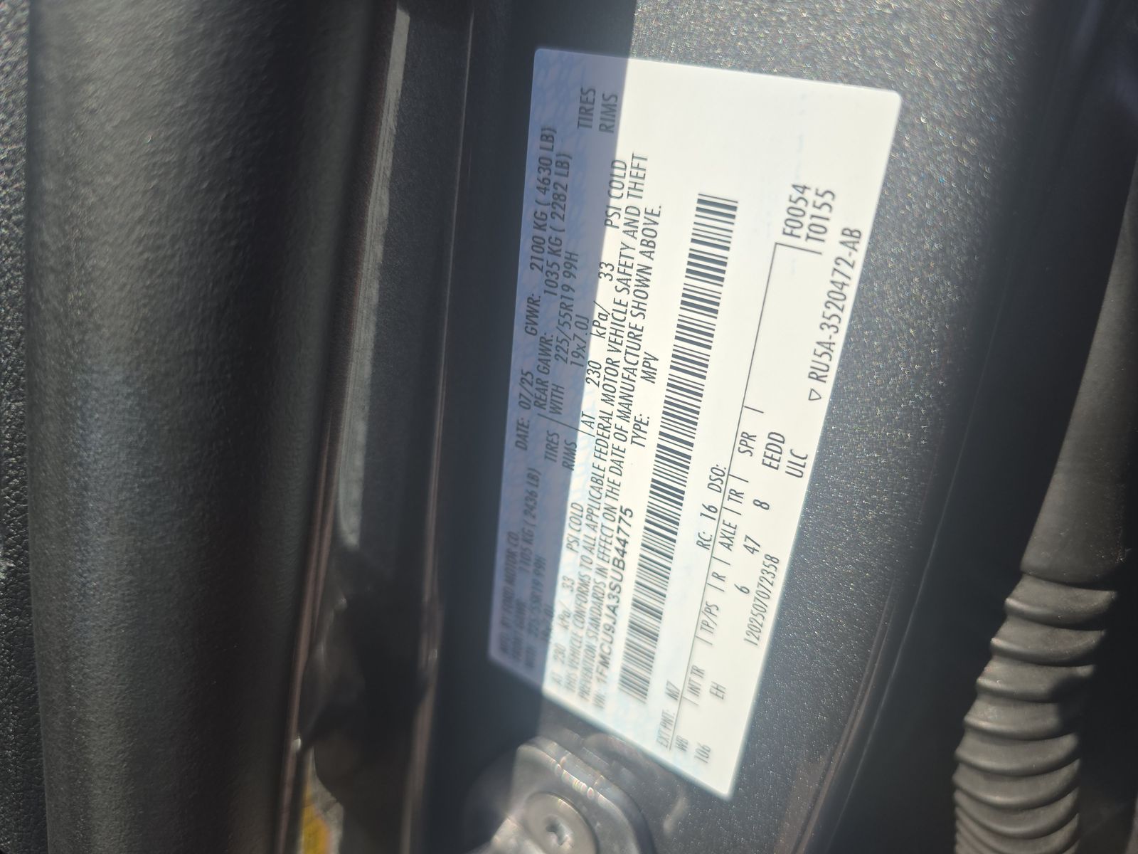 2025 Ford Escape Platinum AWD