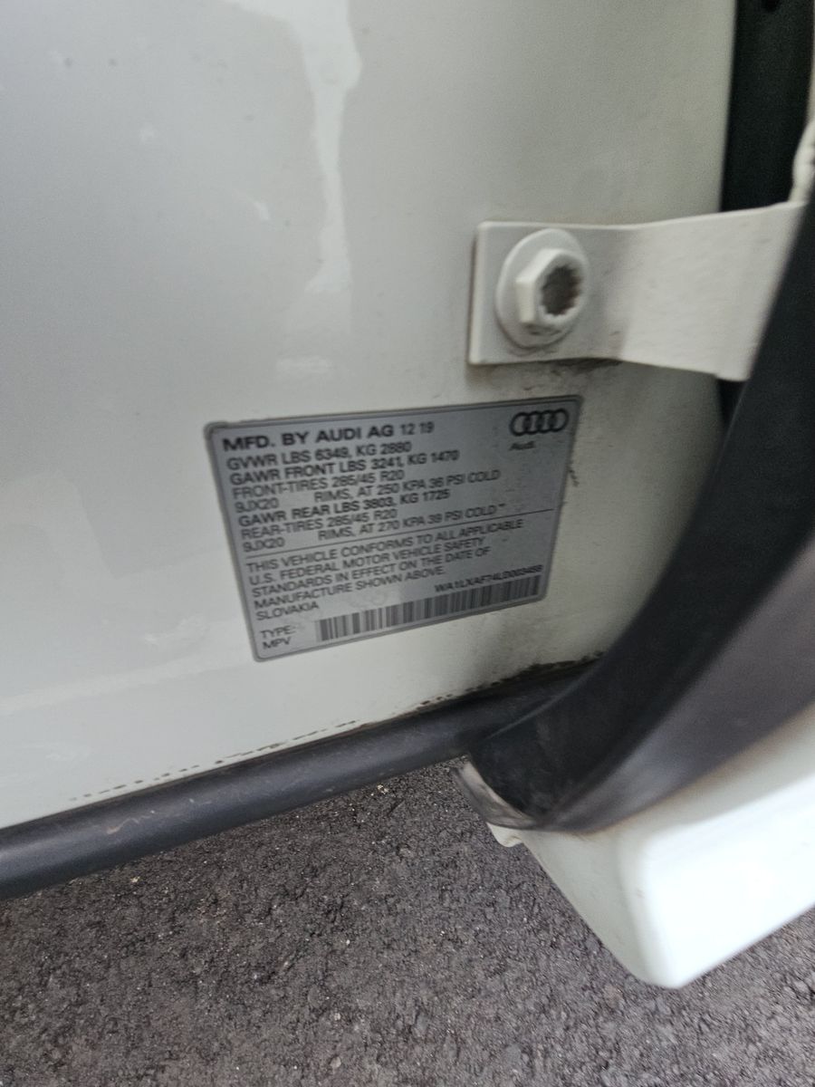 2020 Audi Q7 3.0T Premium Plus AWD