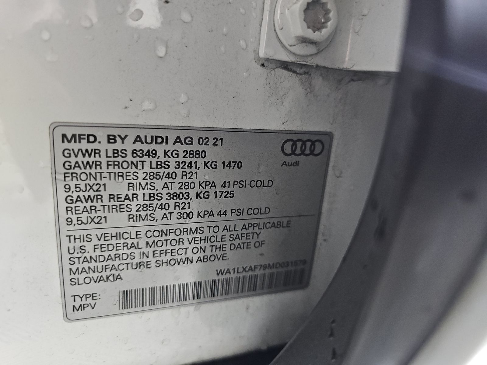 2021 Audi Q7 3.0T Premium Plus AWD