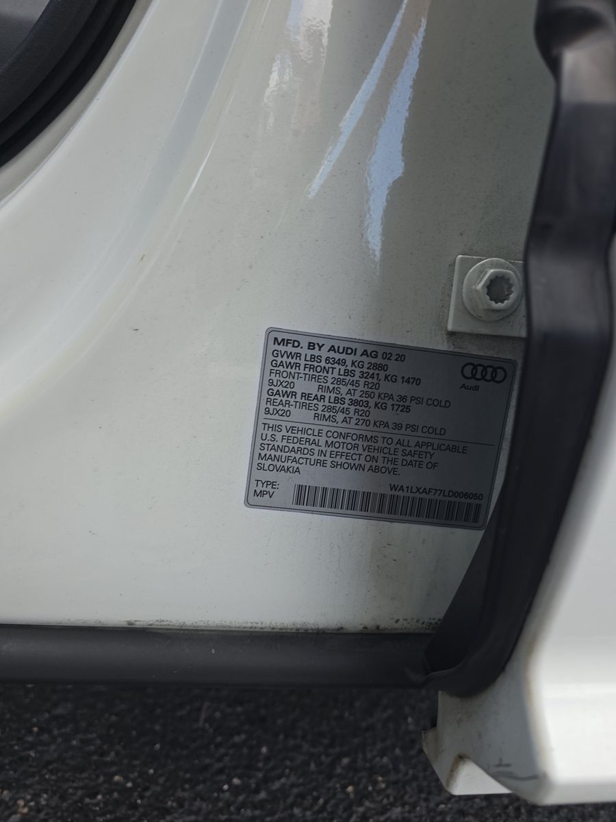 2020 Audi Q7 3.0T Premium Plus AWD