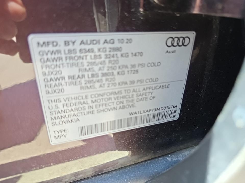 2021 Audi Q7 3.0T Premium Plus AWD