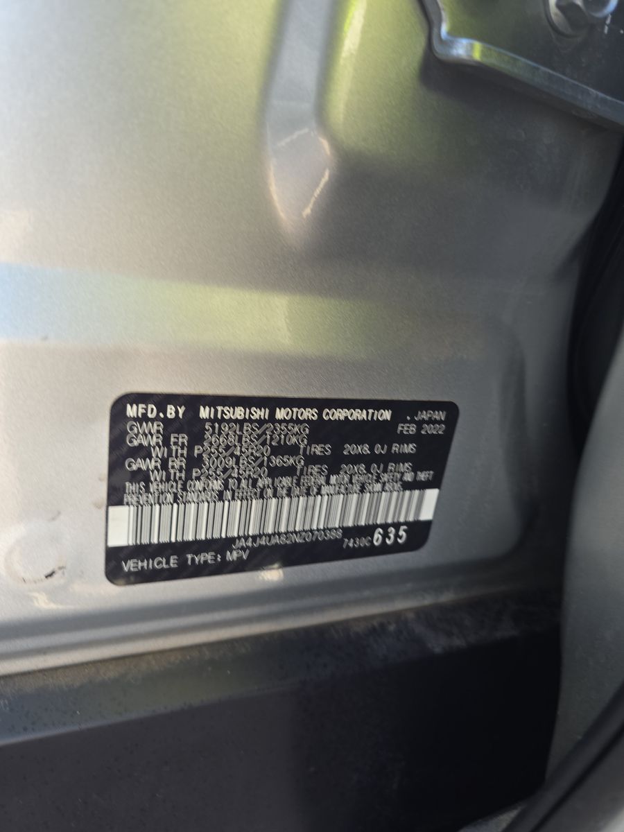 2022 Mitsubishi Outlander Black Edition AWD