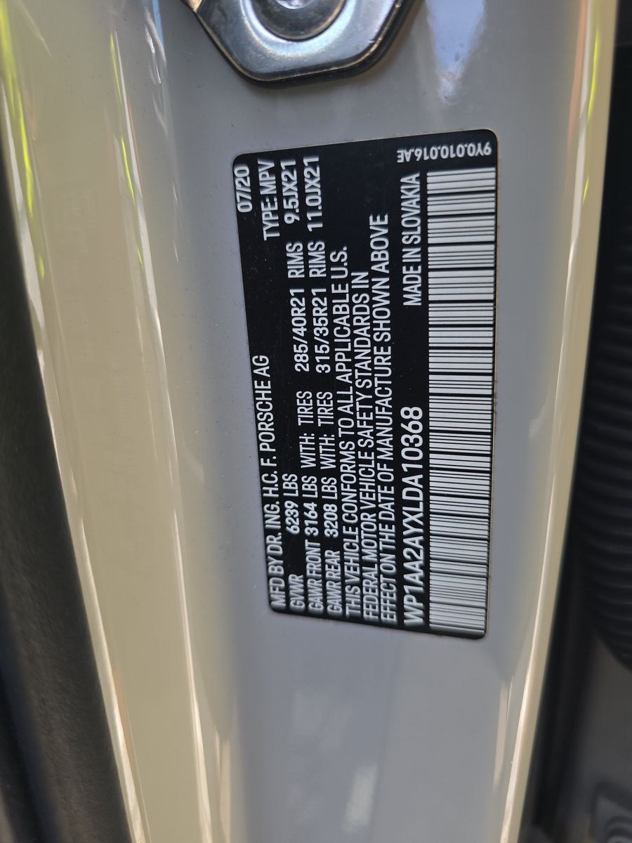 2020 Porsche Cayenne Base AWD