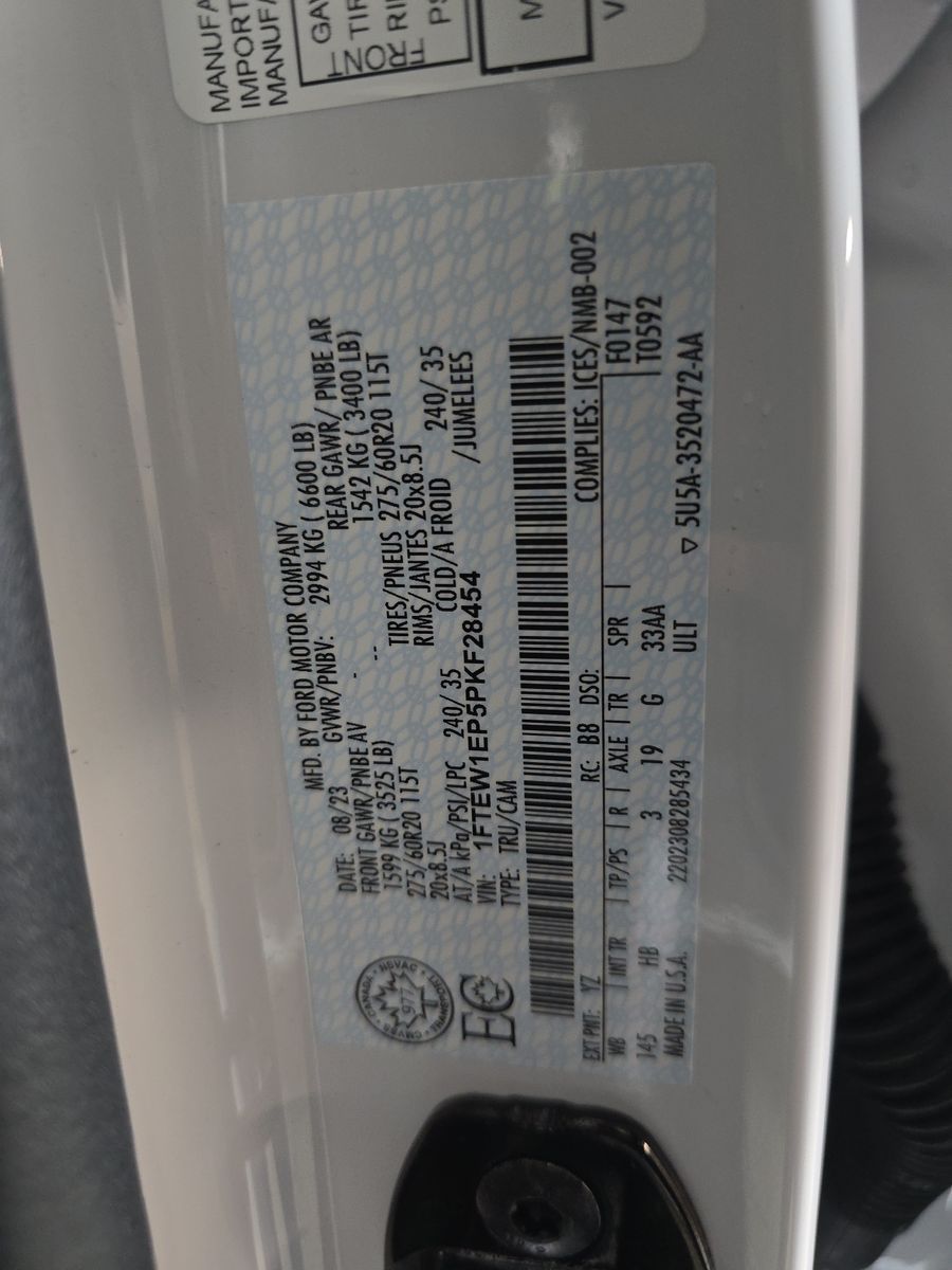 2023 Ford F-150 Lariat AWD