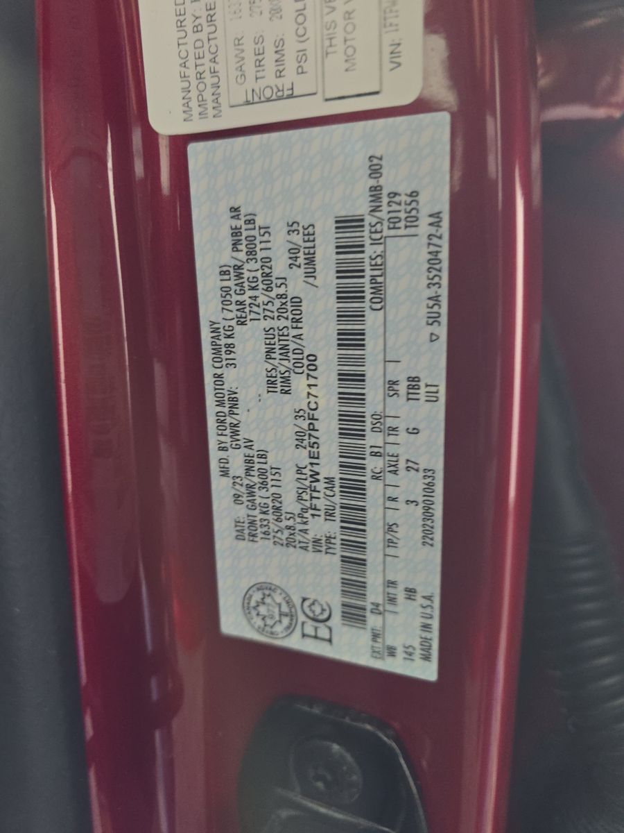 2023 Ford F-150 Lariat AWD