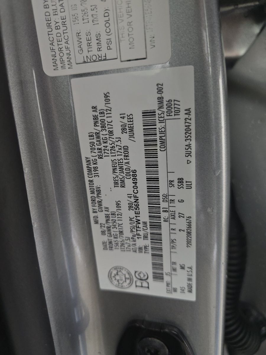 2022 Ford F-150 XLT AWD