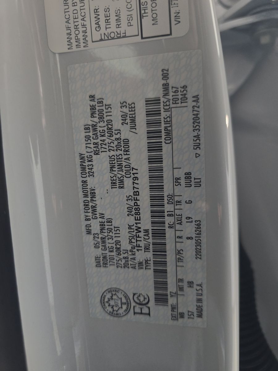 2023 Ford F-150 Lariat AWD