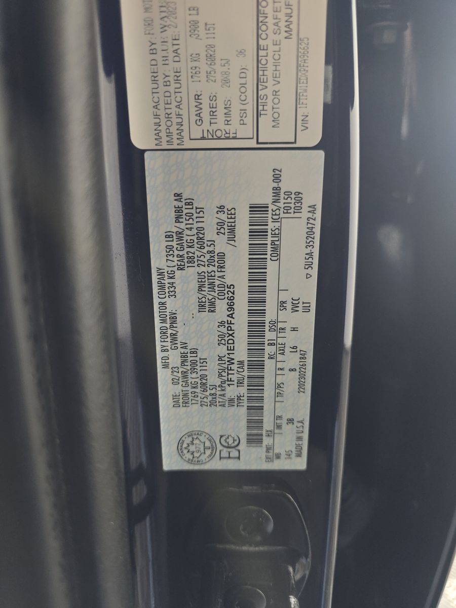 2023 Ford F-150 Hybrid Platinum AWD