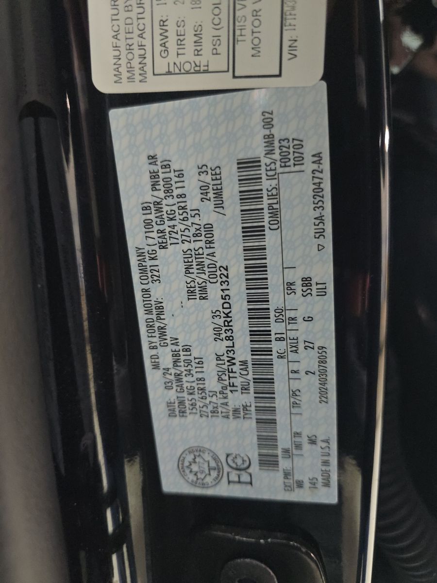 2024 Ford F-150 XLT AWD