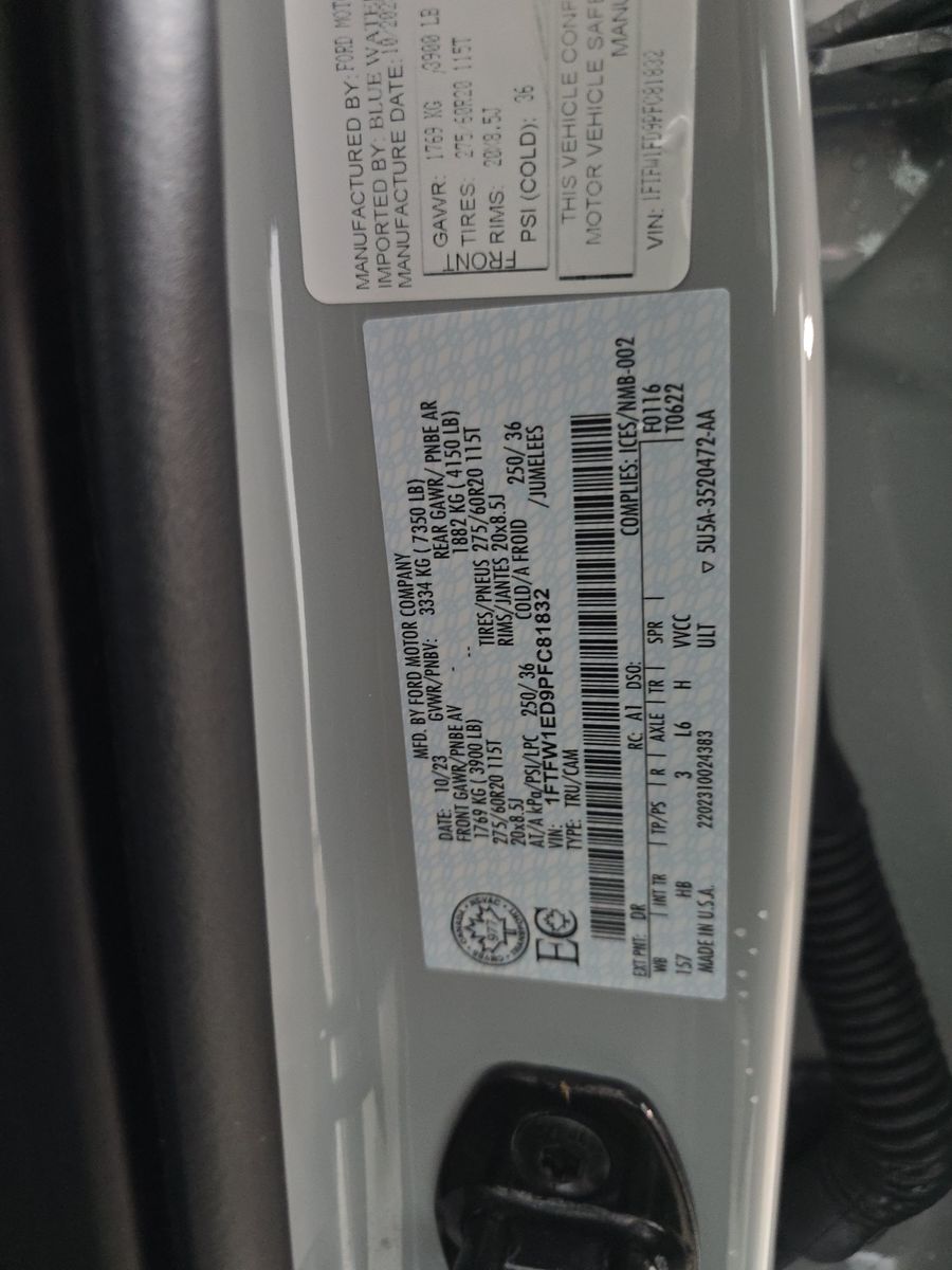 2023 Ford F-150 Hybrid Lariat AWD