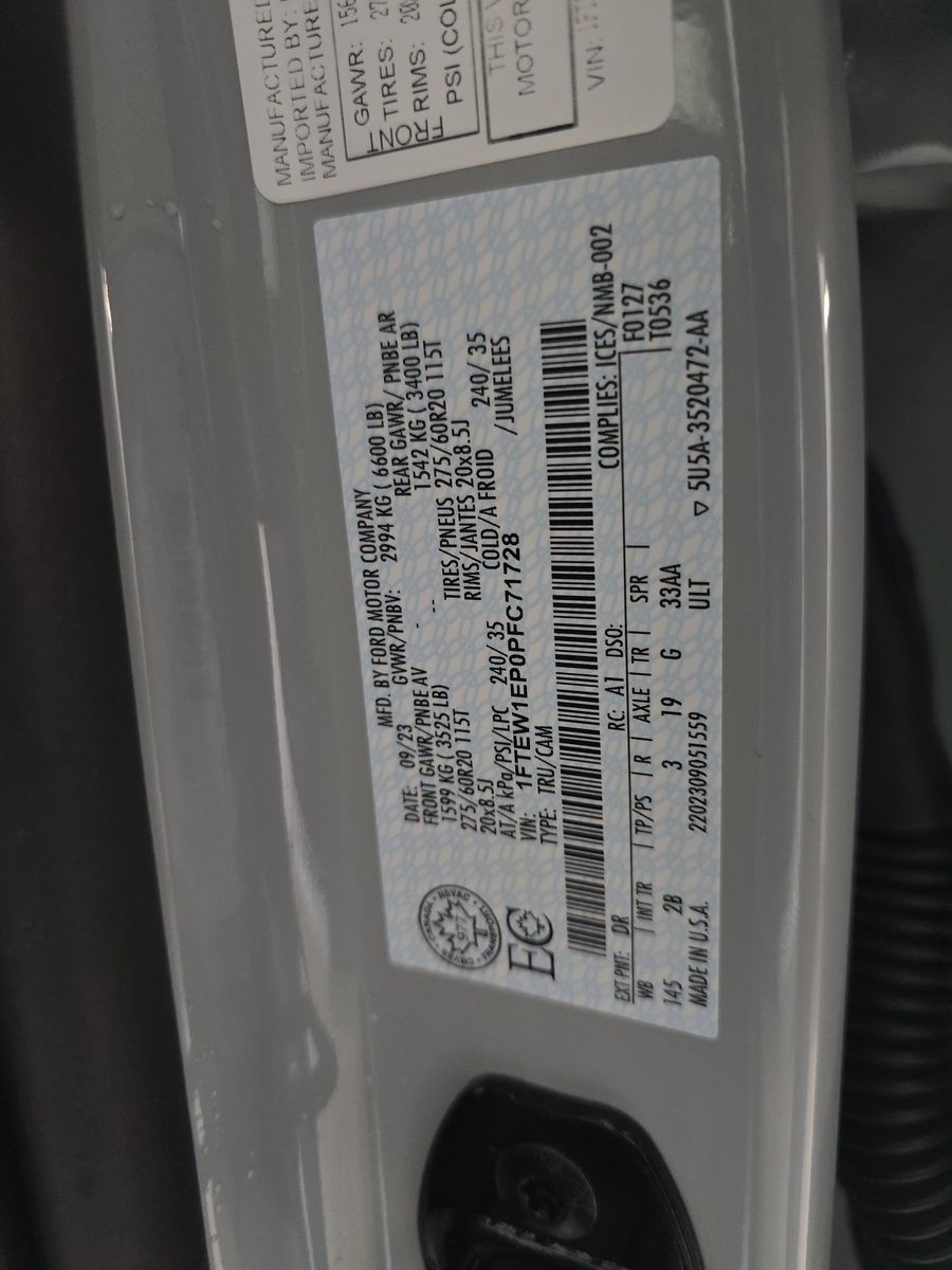 2023 Ford F-150 Lariat AWD