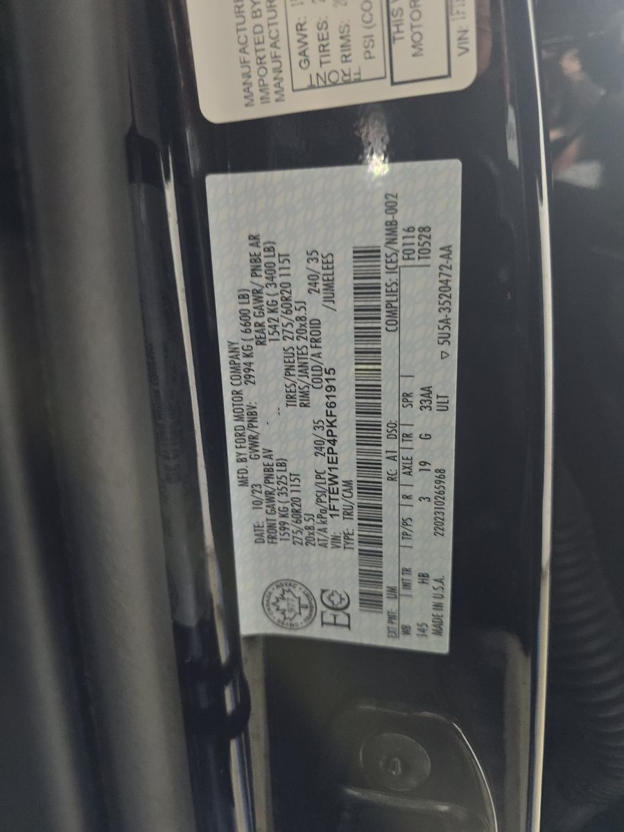 2023 Ford F-150 Lariat AWD