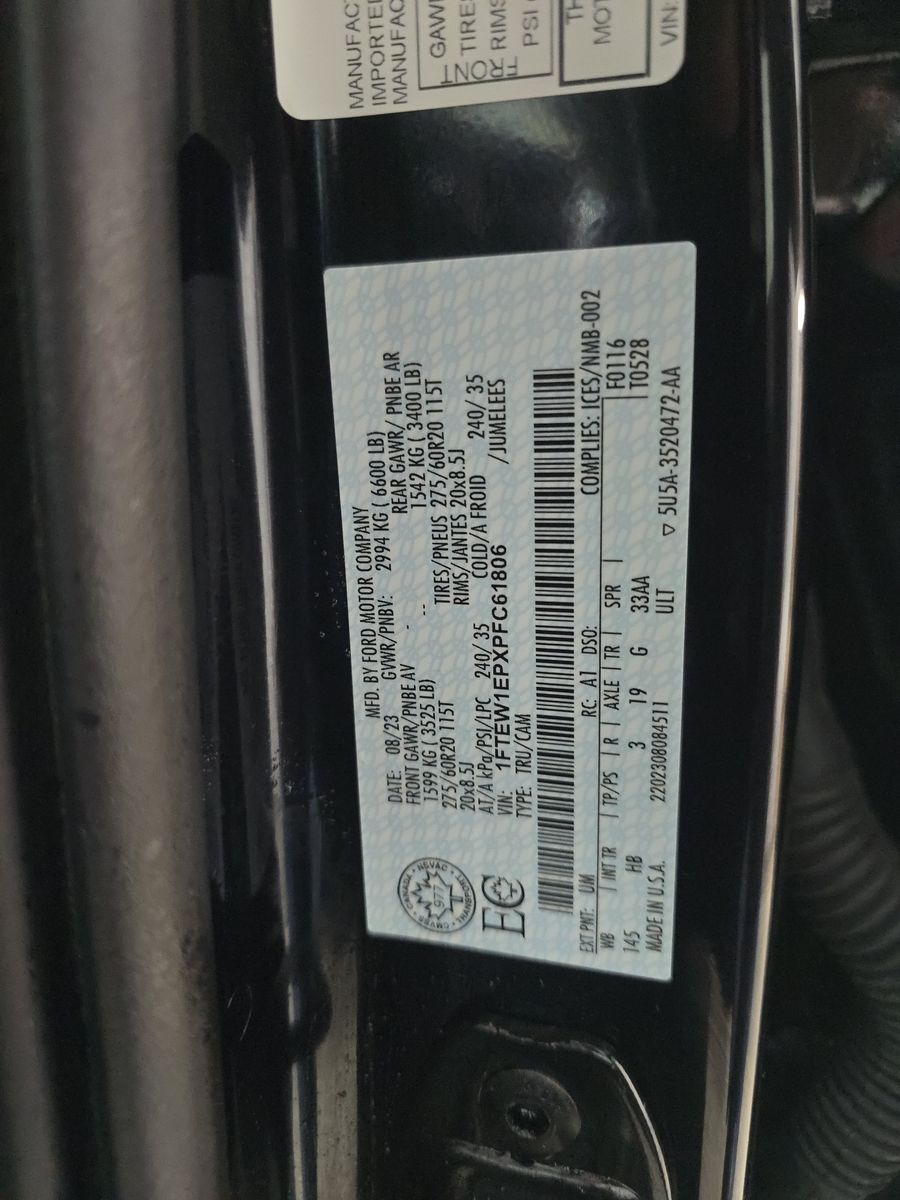 2023 Ford F-150 Lariat AWD