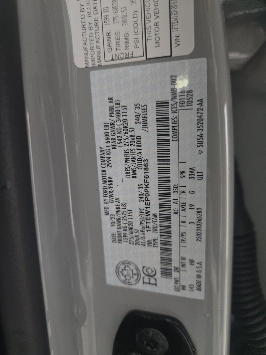 2023 Ford F-150 Lariat AWD