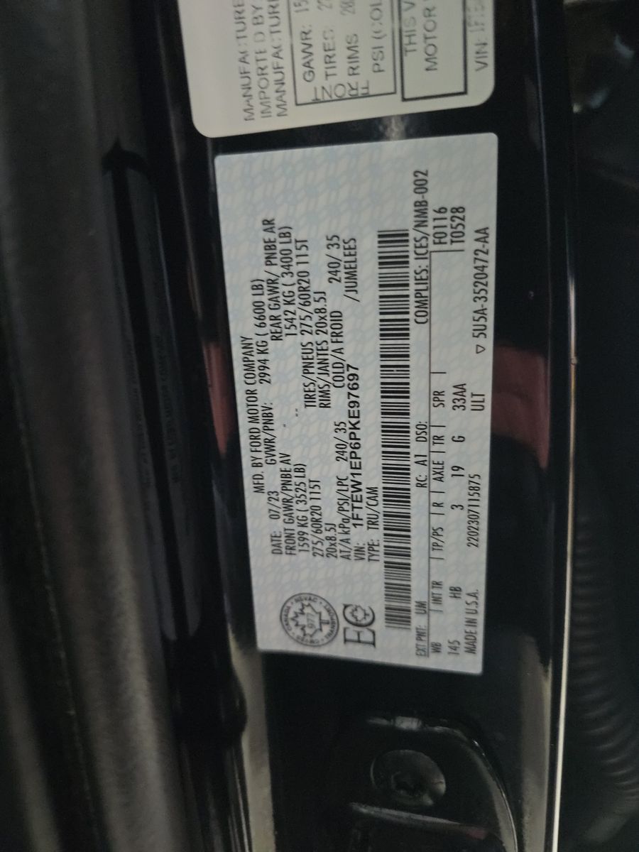 2023 Ford F-150 Lariat AWD