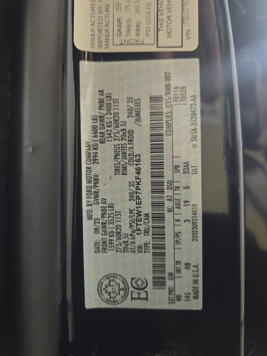 2023 Ford F-150 Lariat AWD