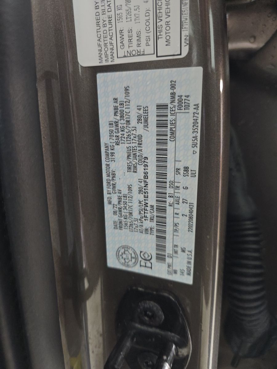 2022 Ford F-150 XLT AWD