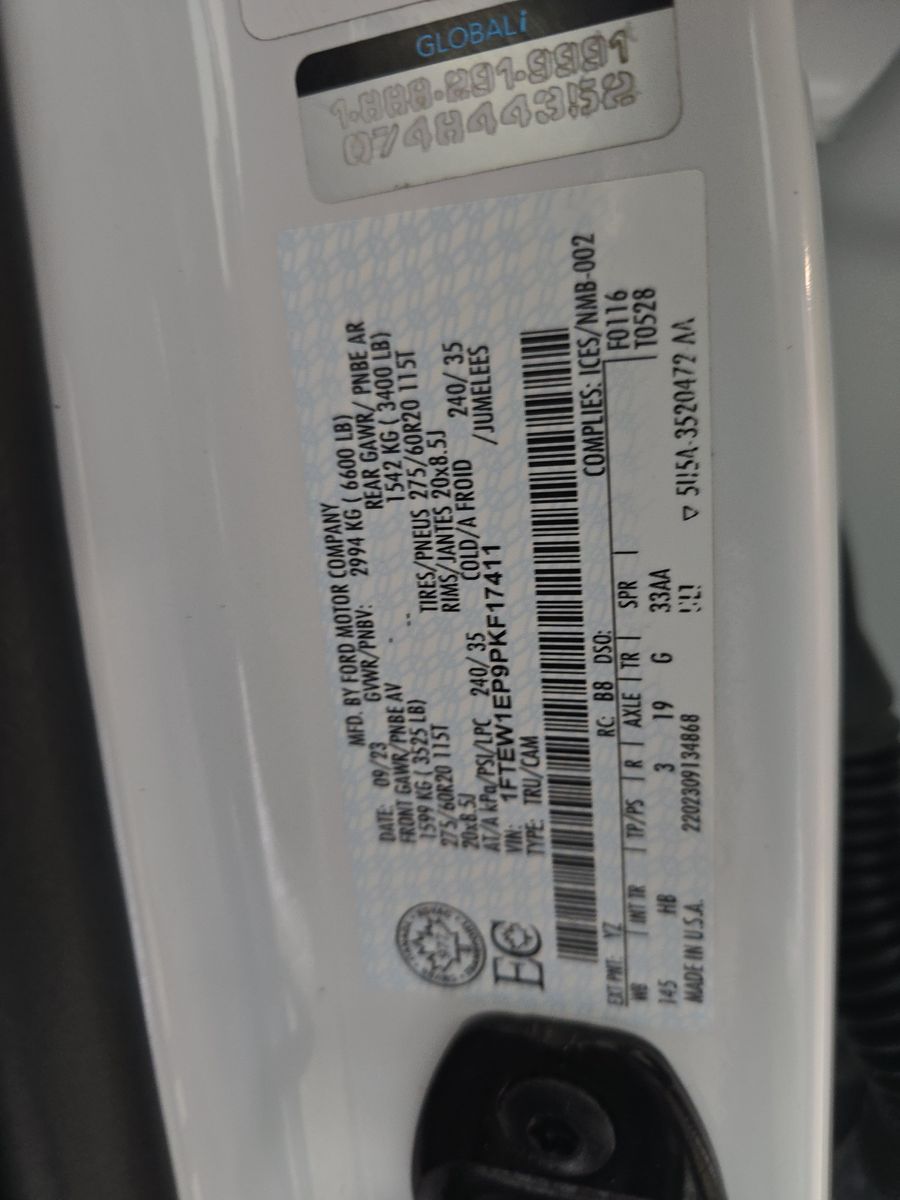 2023 Ford F-150 Lariat AWD