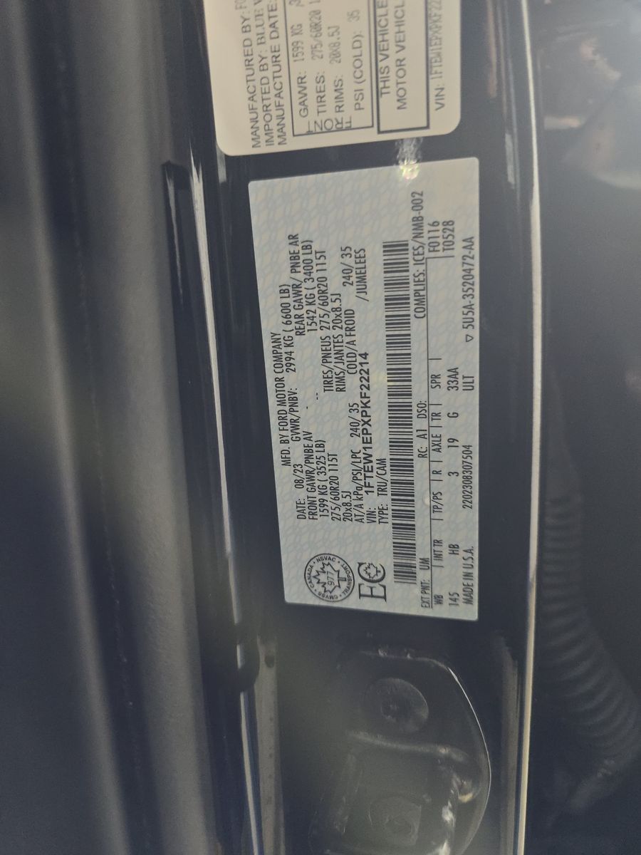 2023 Ford F-150 Lariat AWD