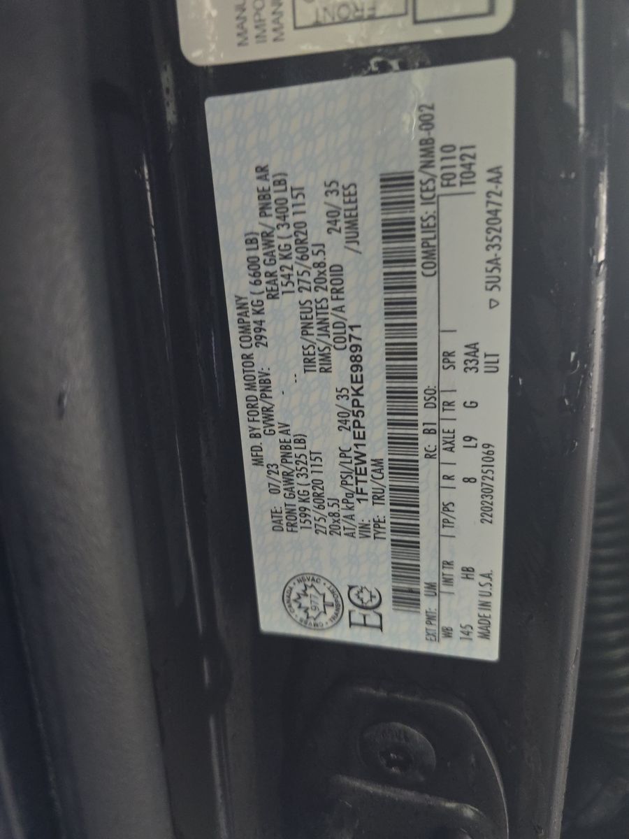 2023 Ford F-150 Lariat AWD