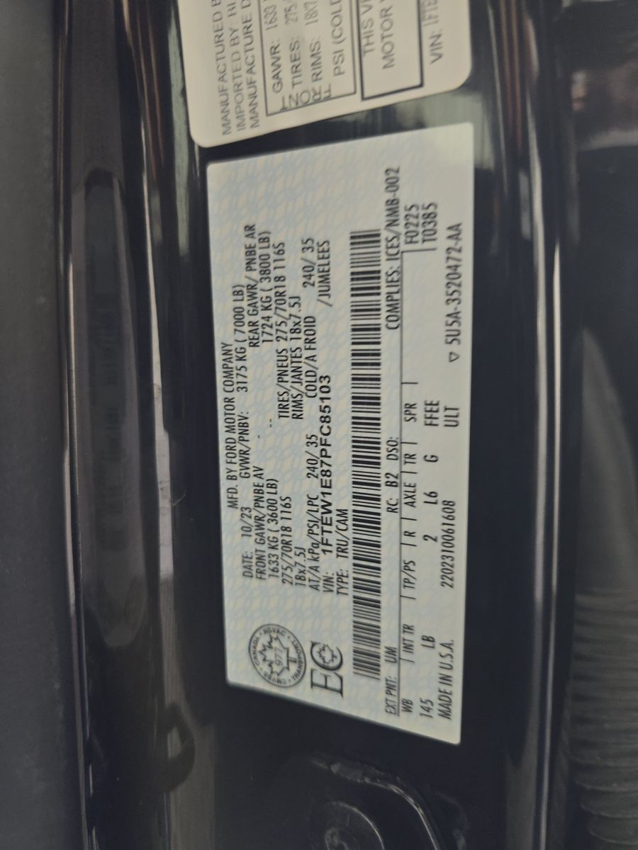 2023 Ford F-150 Tremor AWD