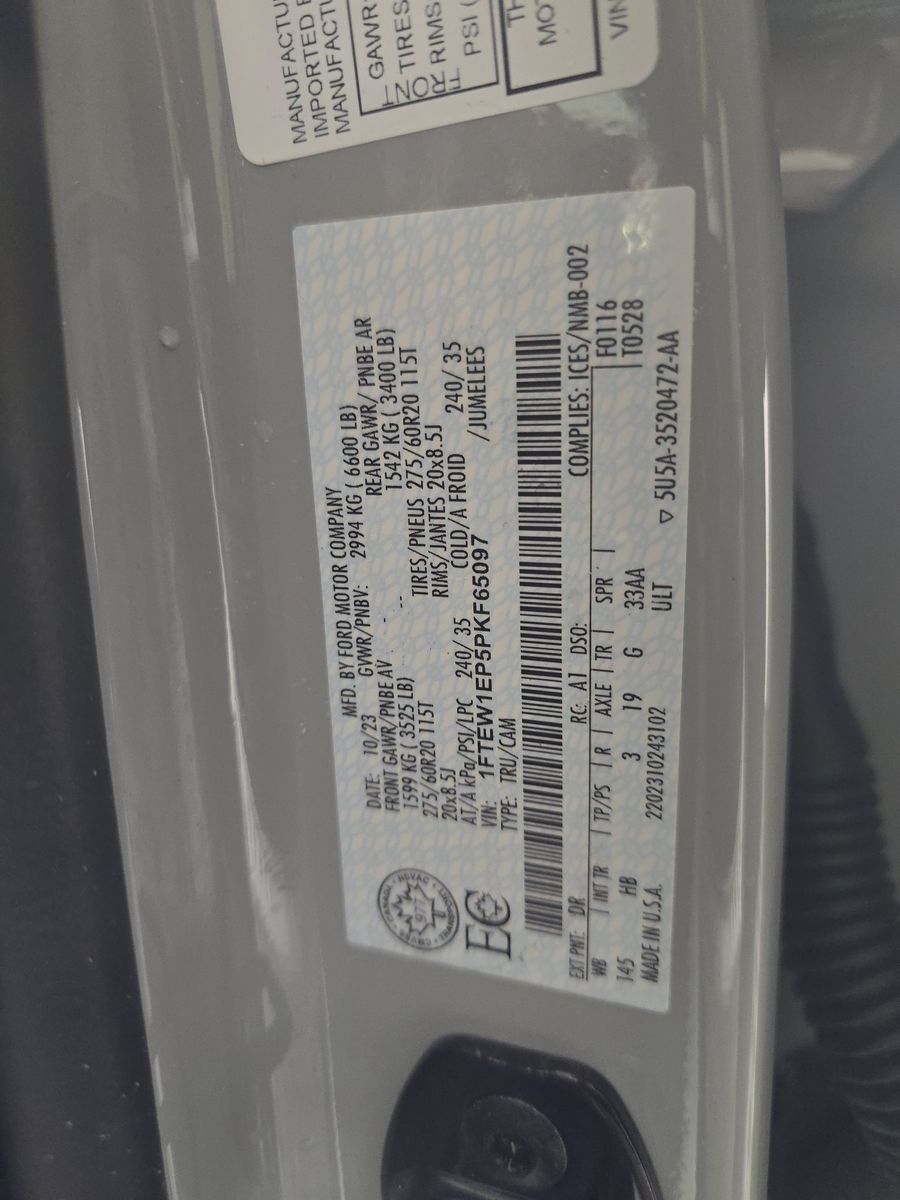 2023 Ford F-150 Lariat AWD