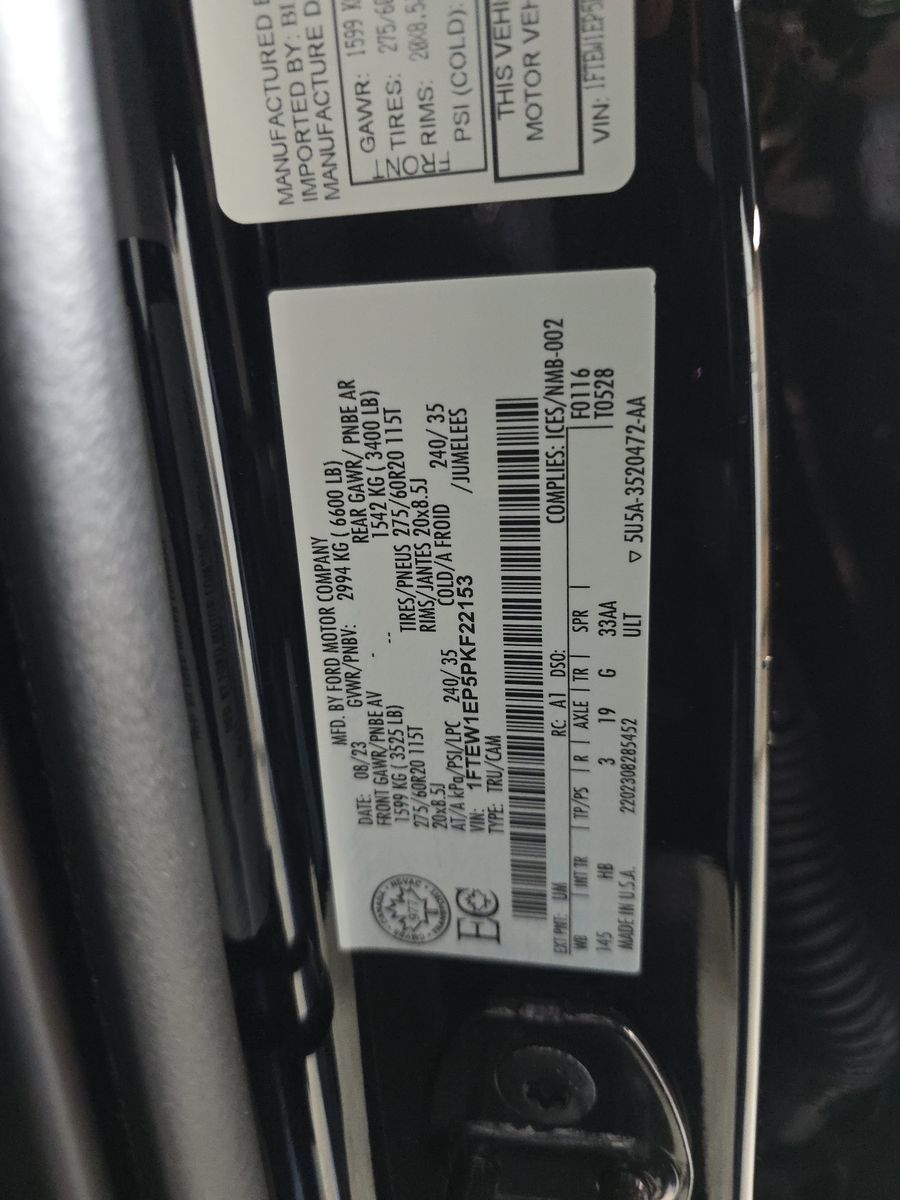 2023 Ford F-150 Lariat AWD