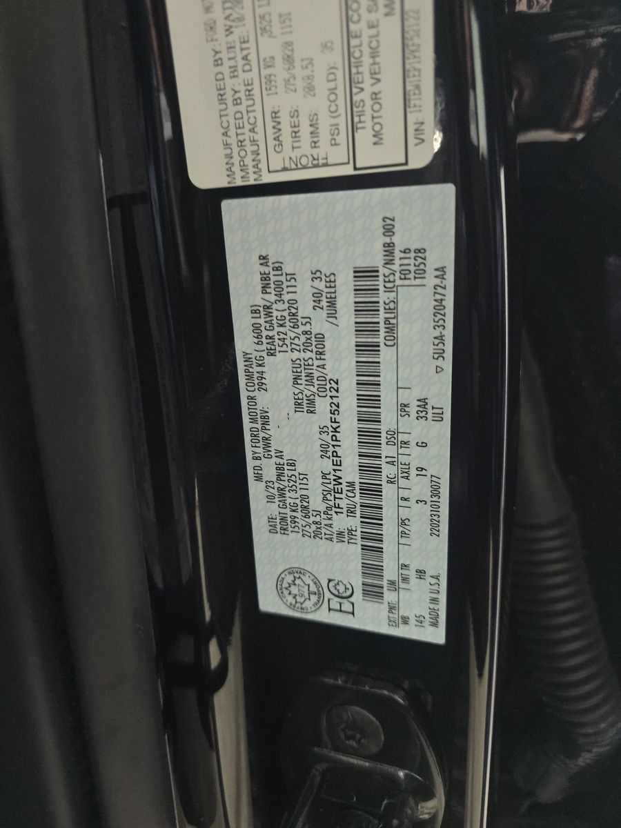 2023 Ford F-150 Lariat AWD