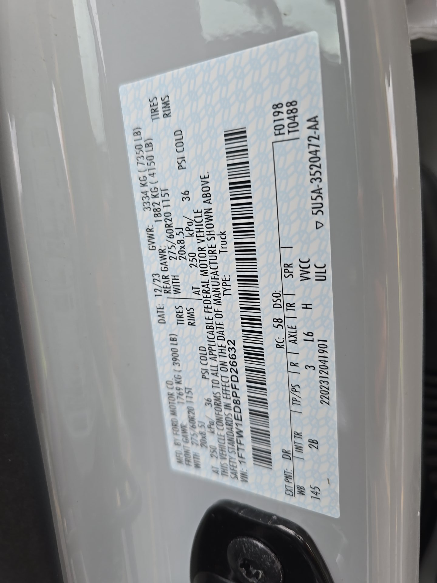 2023 Ford F-150 Hybrid Lariat AWD