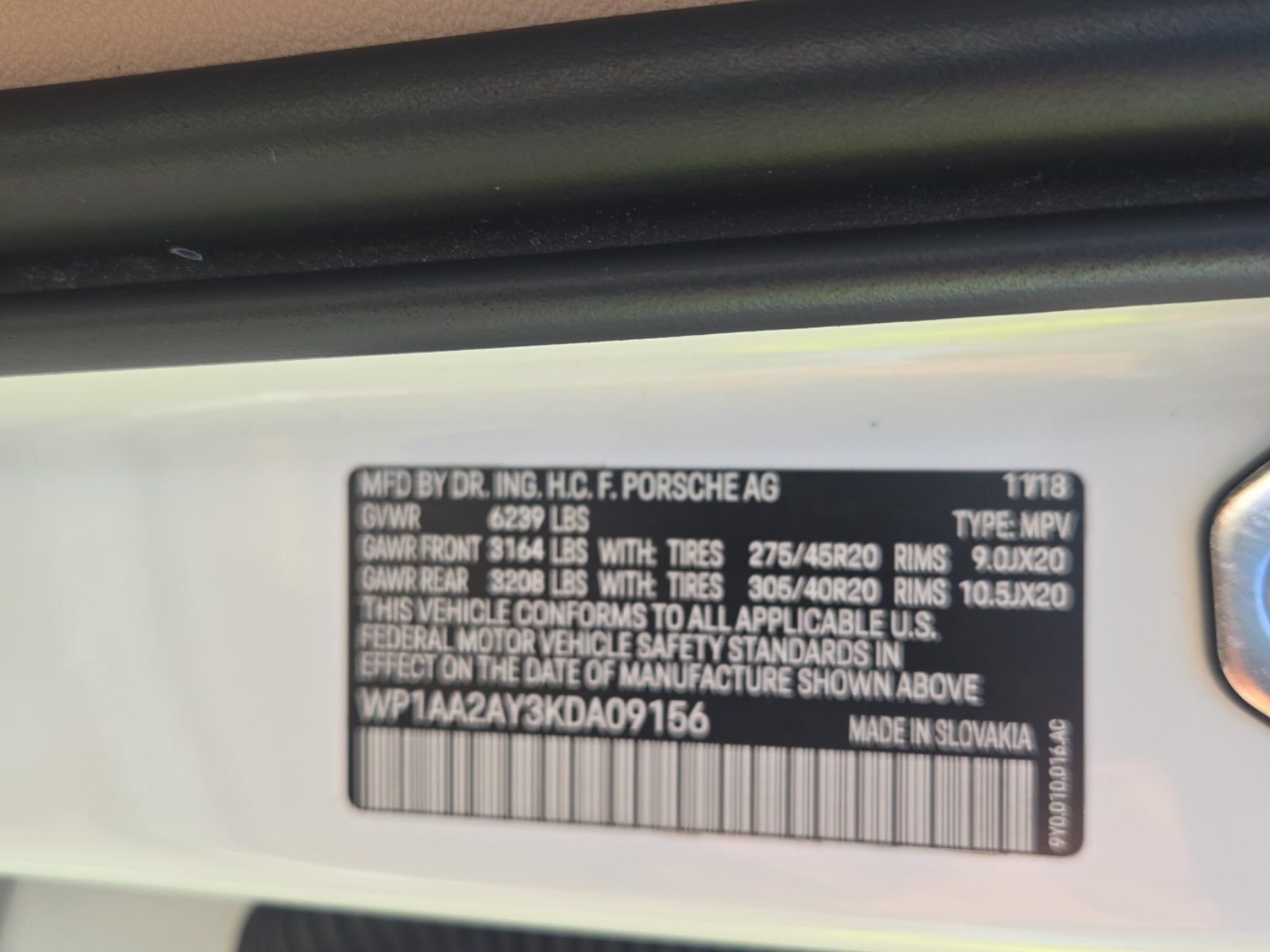 2019 Porsche Cayenne Base AWD