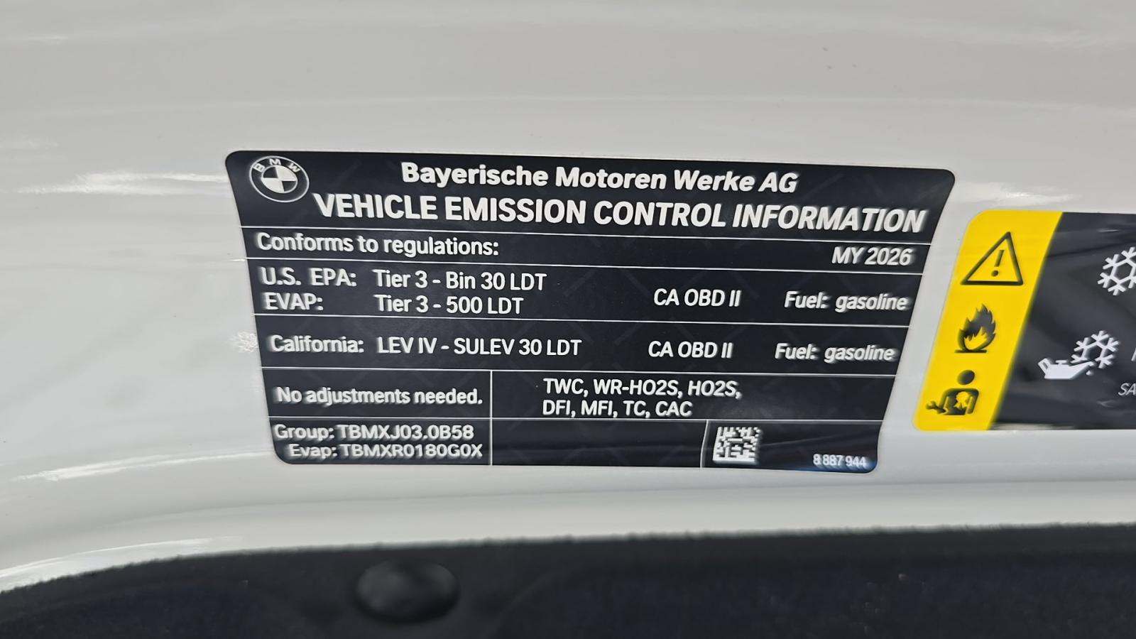 2026 BMW X6 xDrive40i AWD