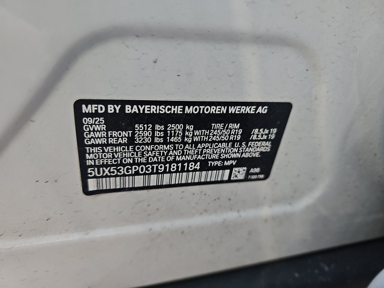 2026 BMW X3 xDrive30 AWD