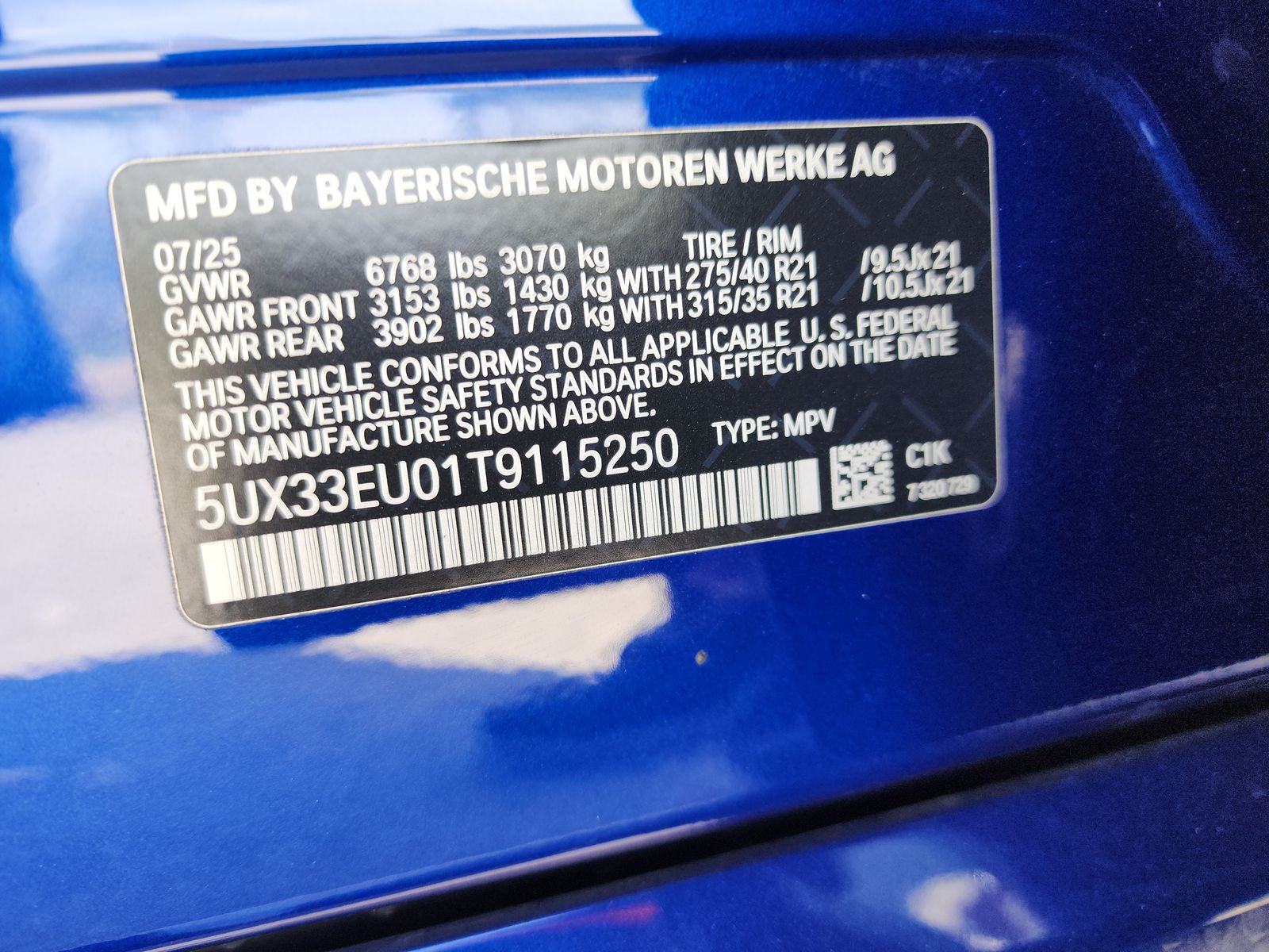 2026 BMW X5 M60i xDrive AWD