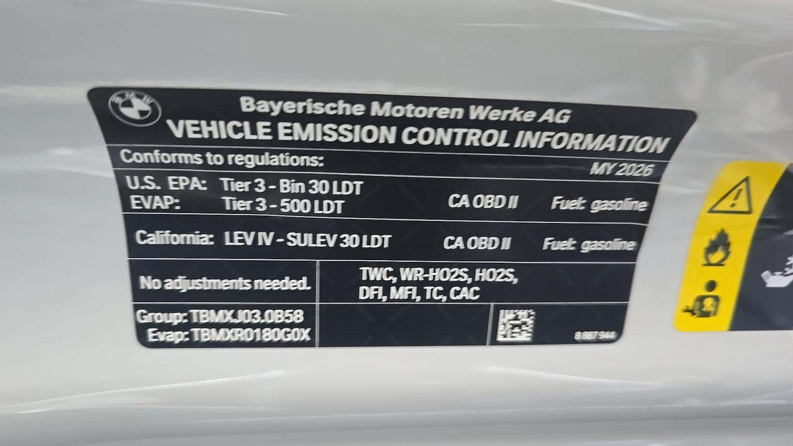 2026 BMW X5 sDrive40i RWD