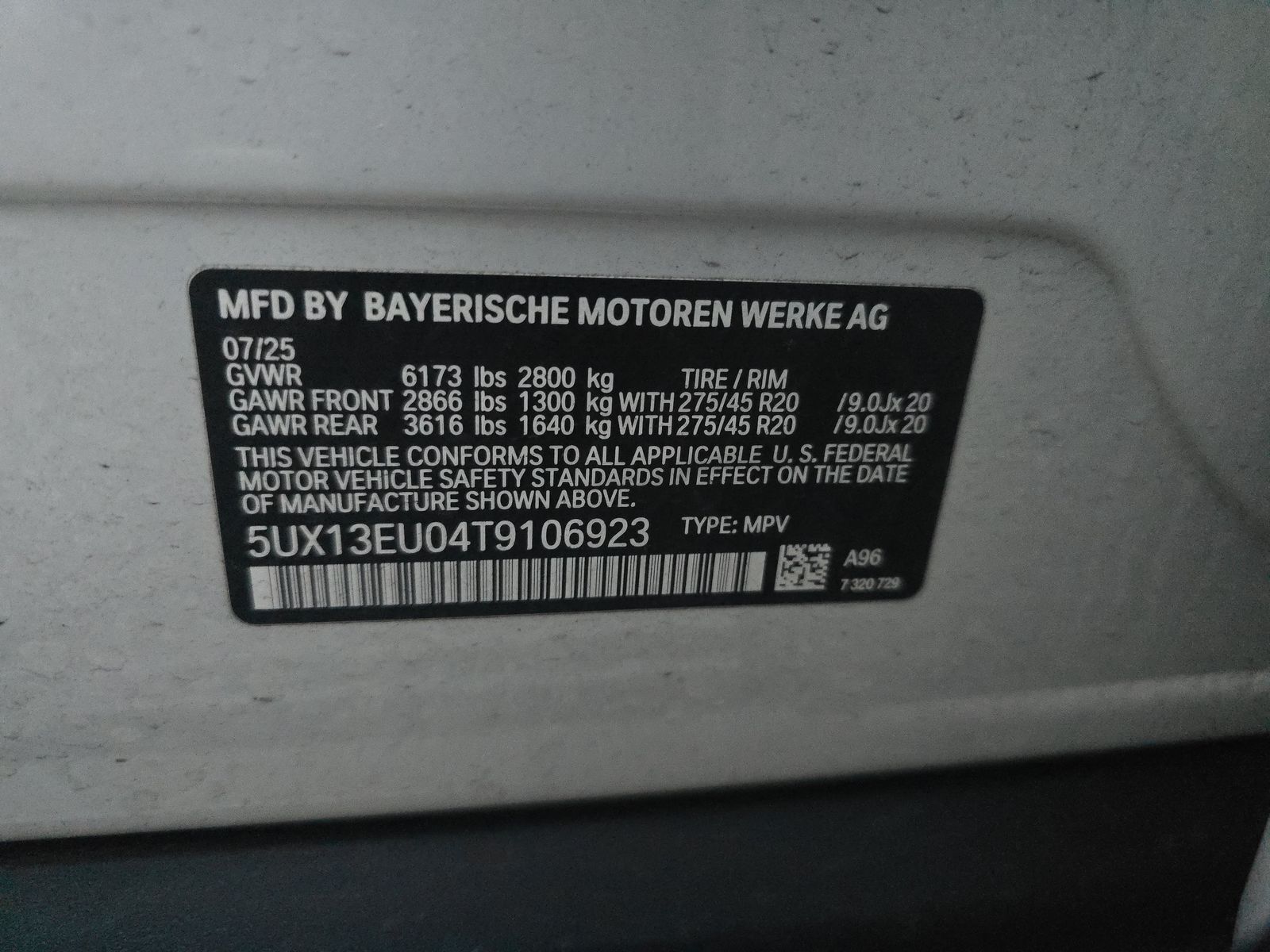 2026 BMW X5 sDrive40i RWD