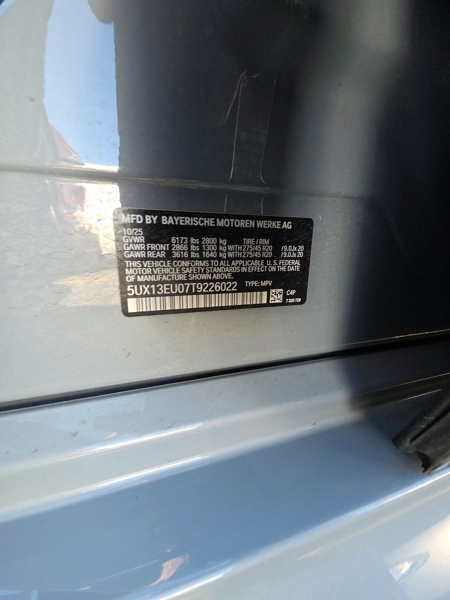 2026 BMW X5 sDrive40i RWD