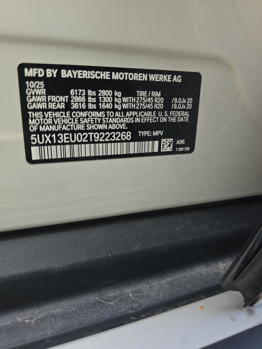 2026 BMW X5 sDrive40i RWD