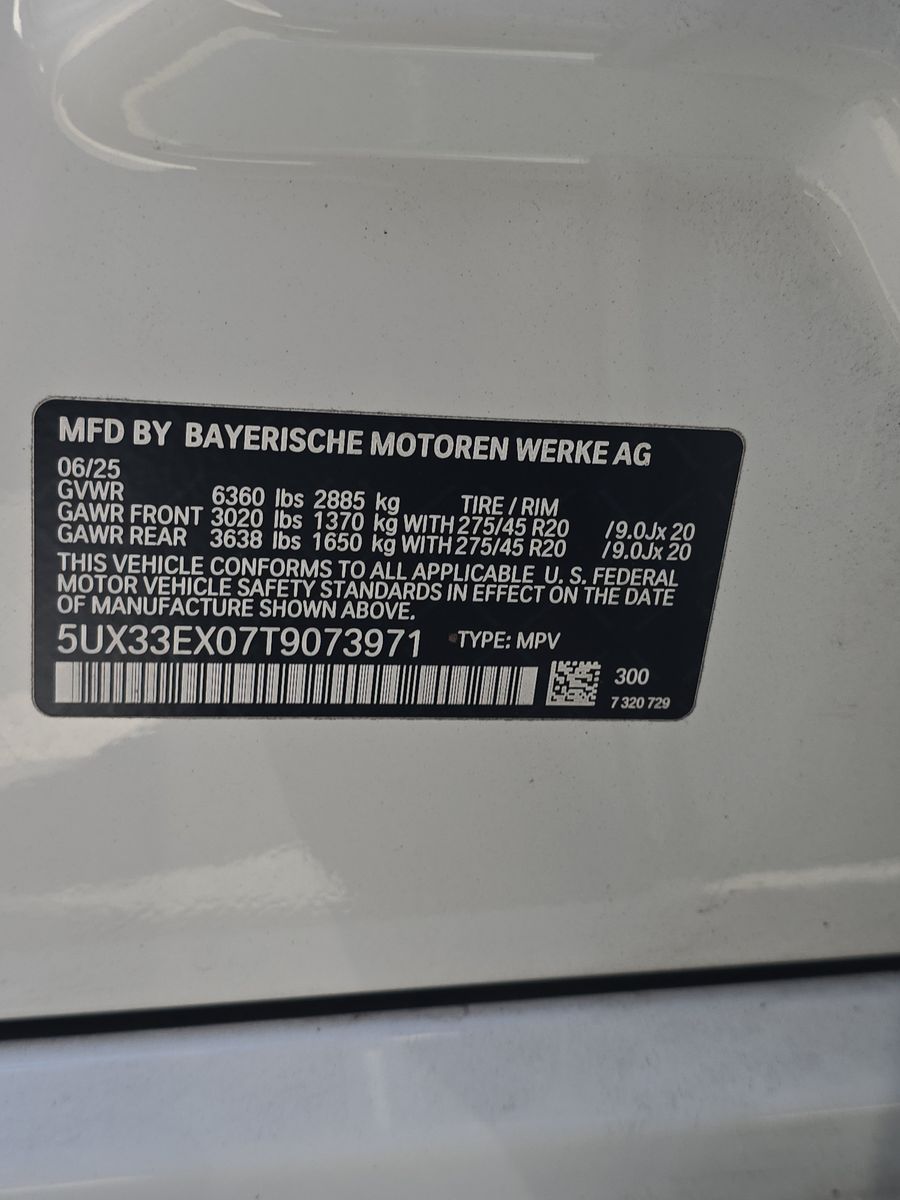 2026 BMW X6 xDrive40i AWD