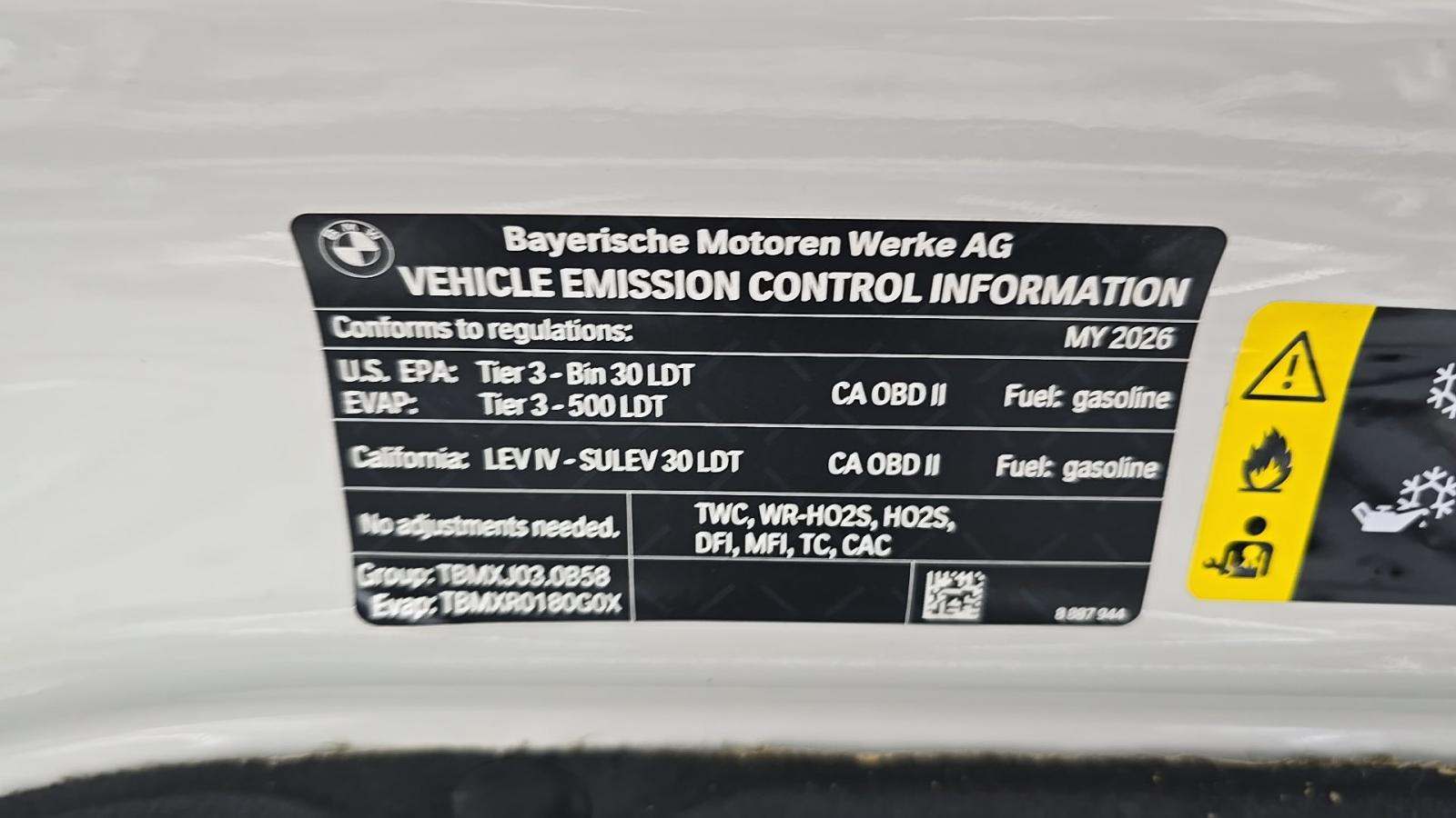 2026 BMW X5 sDrive40i RWD