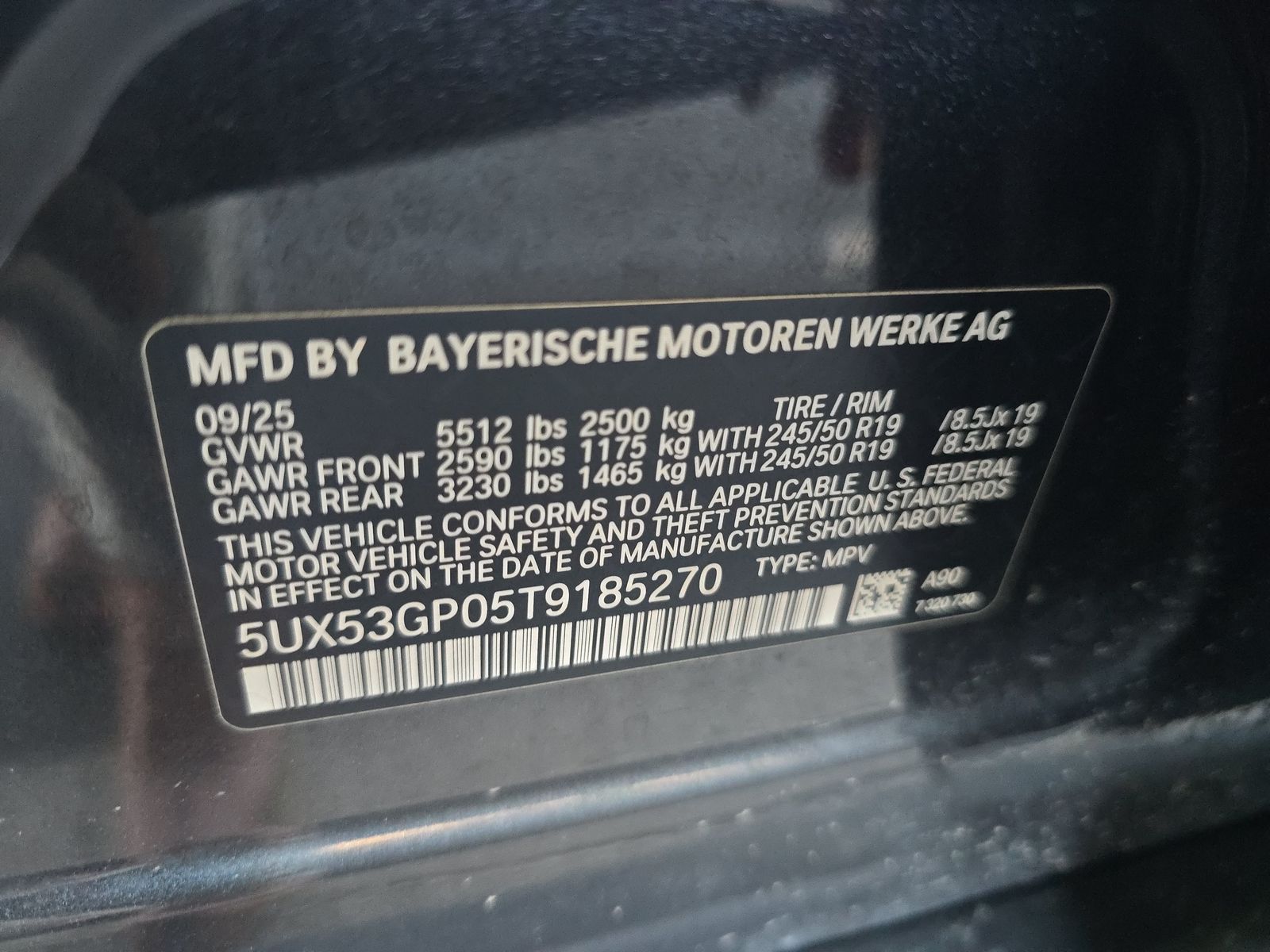 2026 BMW X3 xDrive30 AWD